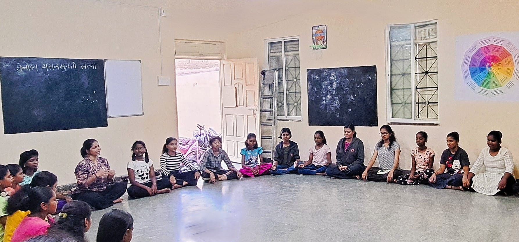Children and adolescents attending session at PPCF- Manoday centre